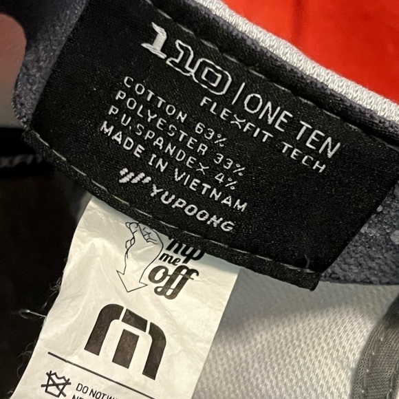 Travis Mathew Bali Hai Golf Hat 110 Flexfit Round Patch Adjustable Light Gray - Picture 10 of 11
